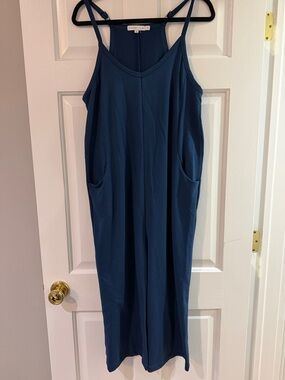 Sincerely Jules Navy Blue Spaghetti Strap Maxi Dress